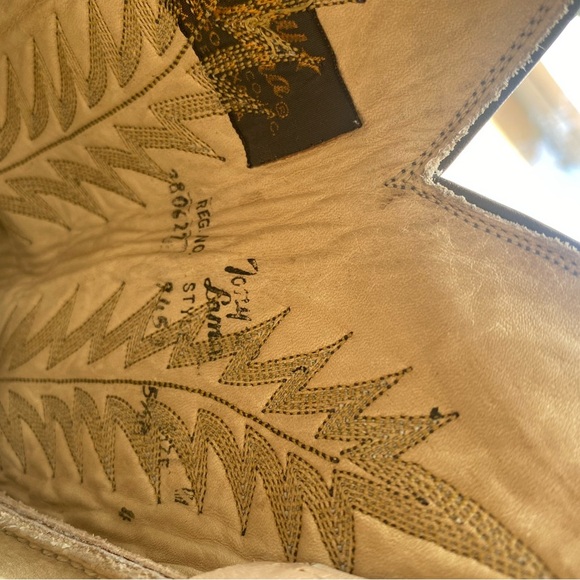 Vintage Tony Lama vintage womens wing tip cowboy boots women’s SZ 7.5 - Picture 9 of 9